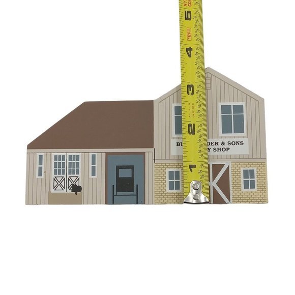 Cat's Meow Village Burkholder & Sons Buggy Shop Amish Craftsmen Series Signed - Picture 7 of 8